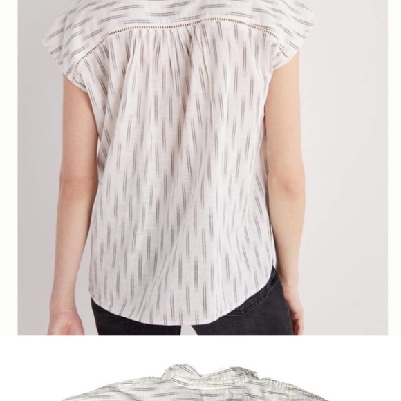 NWT Anthropologie x Pilcro Embroidered Surf Blouse Top Women's Size XL Oversized - Picture 2 of 6